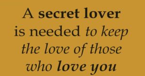 Best Secret Love Quotes